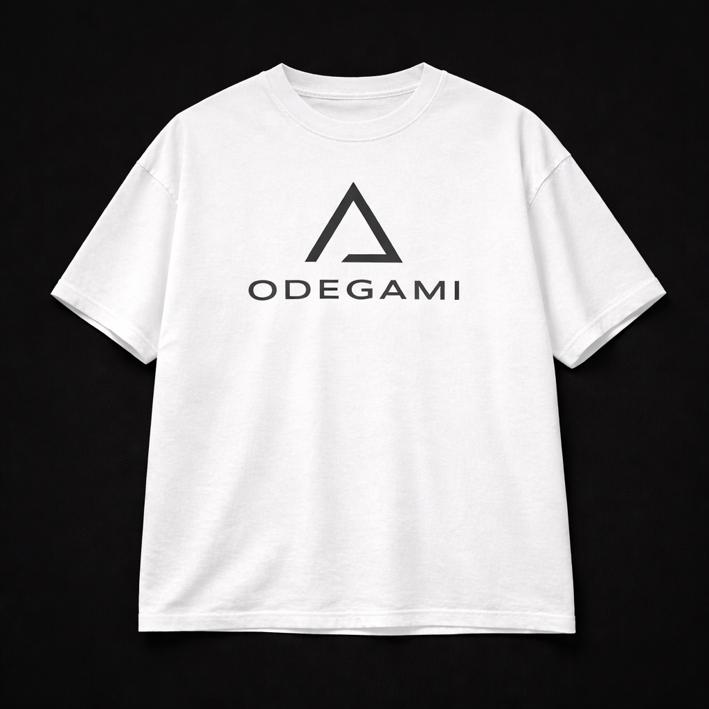 T-shirt ODEGAMI blanc oversize